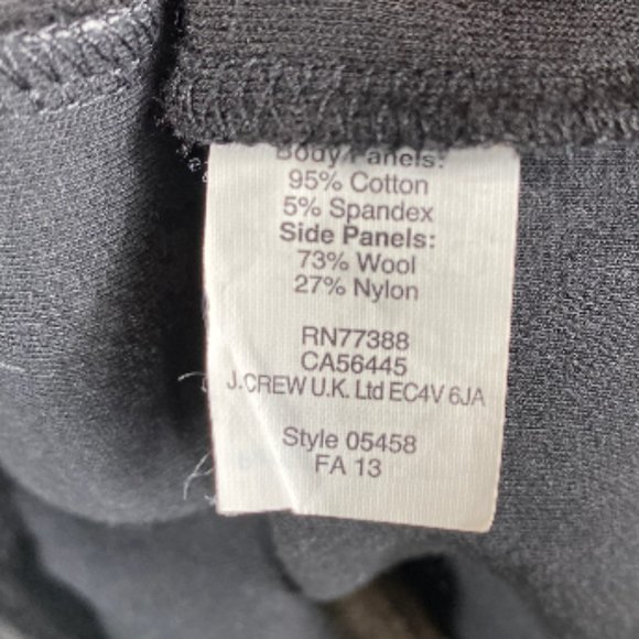 J.Crew Grey with Black Panel Sheath Dress - Picture 4 of 7